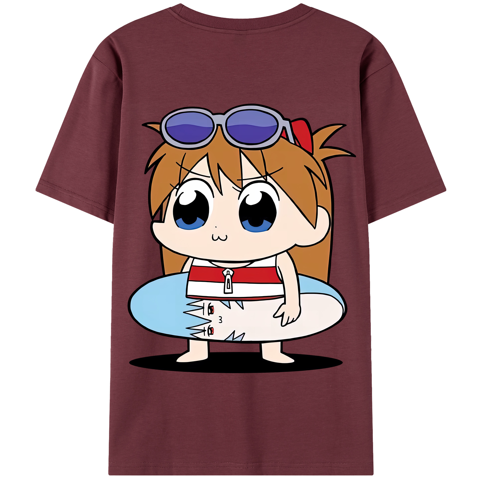 （画像用） EVA 新世紀エヴァンゲリオン 綿100％半袖Tシャツ（背面プリント）